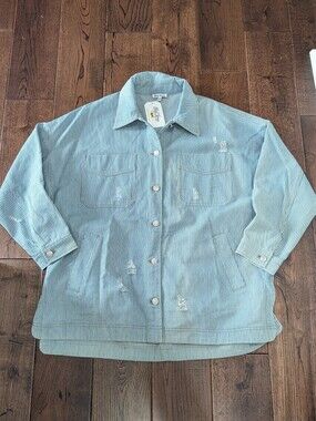 White Birch Jean Striped Jacket